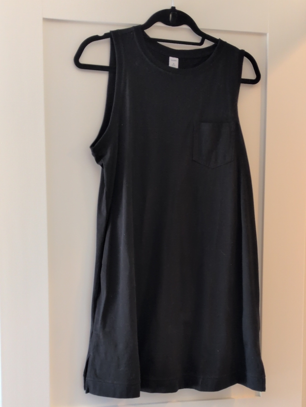 Old Navy Black Tank Dress with Chest Pocket